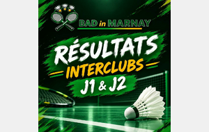 Résultats Interclubs J1/J2