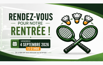 Rentrée du club !